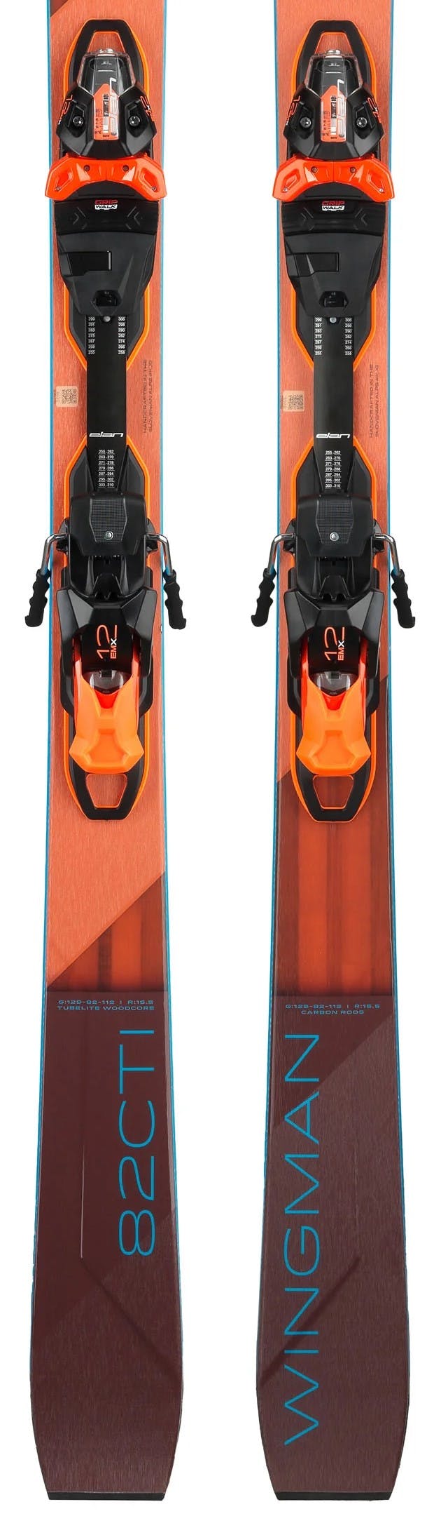 Elan Wingman 82 CTI Fusion X Skis + EMX 12 GW Fusion X Bindings · 2024