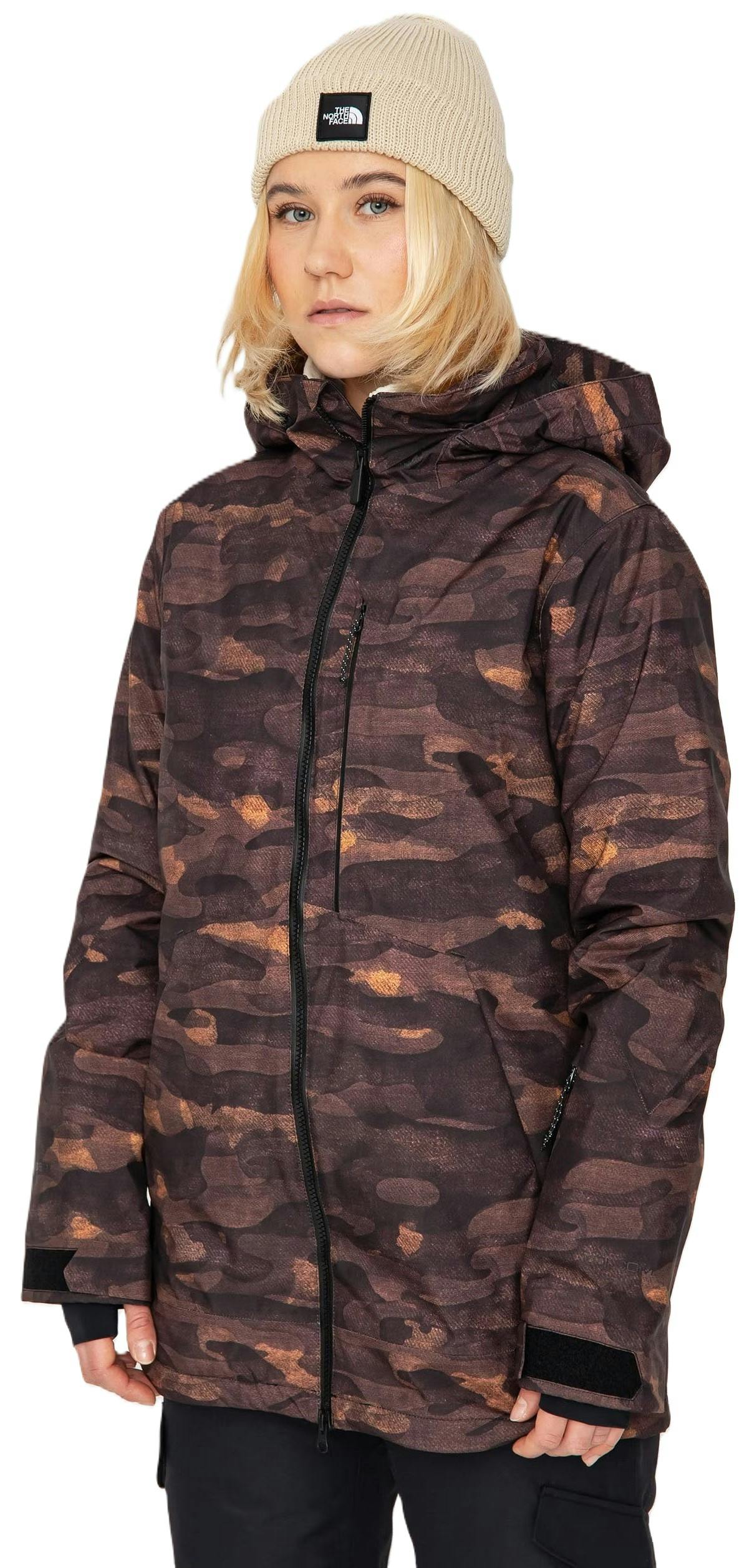 NWT Volcom Leda shops Gore Tex Snowboard Jacket Black And Camo Small