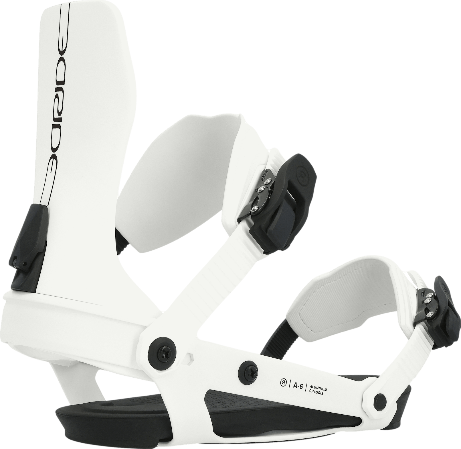 Ride A-6 Snowboard Bindings · 2024 · L · White