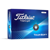 Titleist Tour Soft Golf Balls · White · 1 Dozen