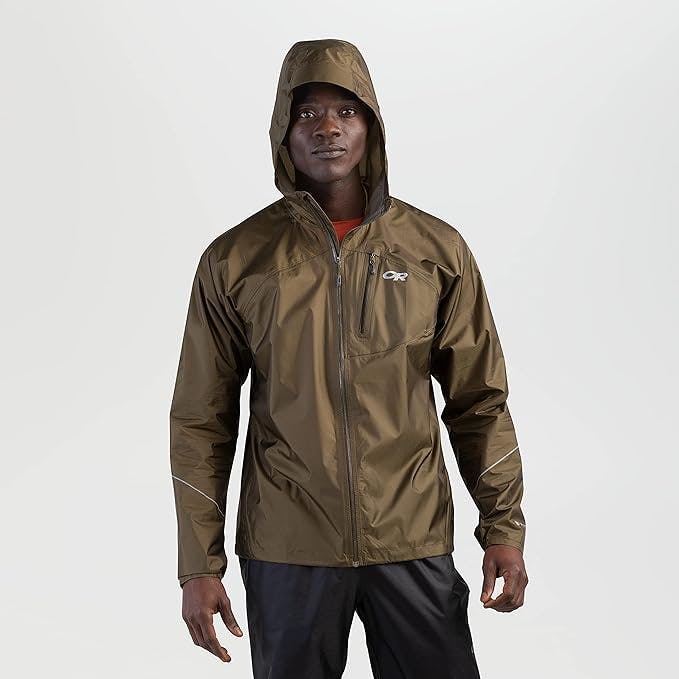 Helium clearance rain jacket