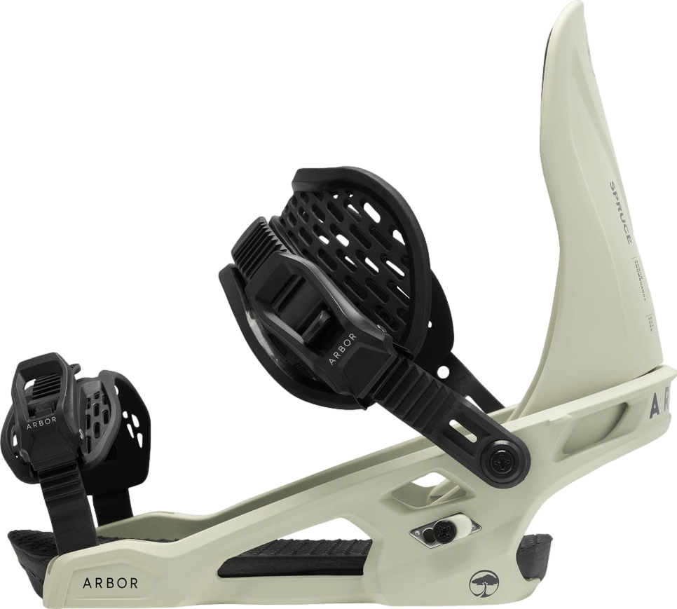 Arbor Spruce Snowboard Bindings · 2023 · L/XL · Off White