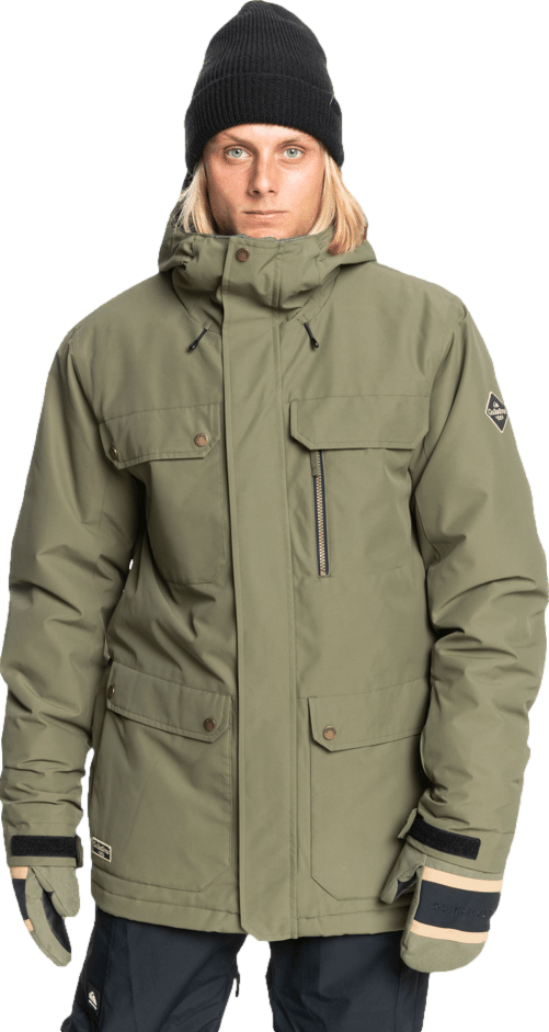 Quiksilver Men s Raft Insulated Hooded Snow Jacket