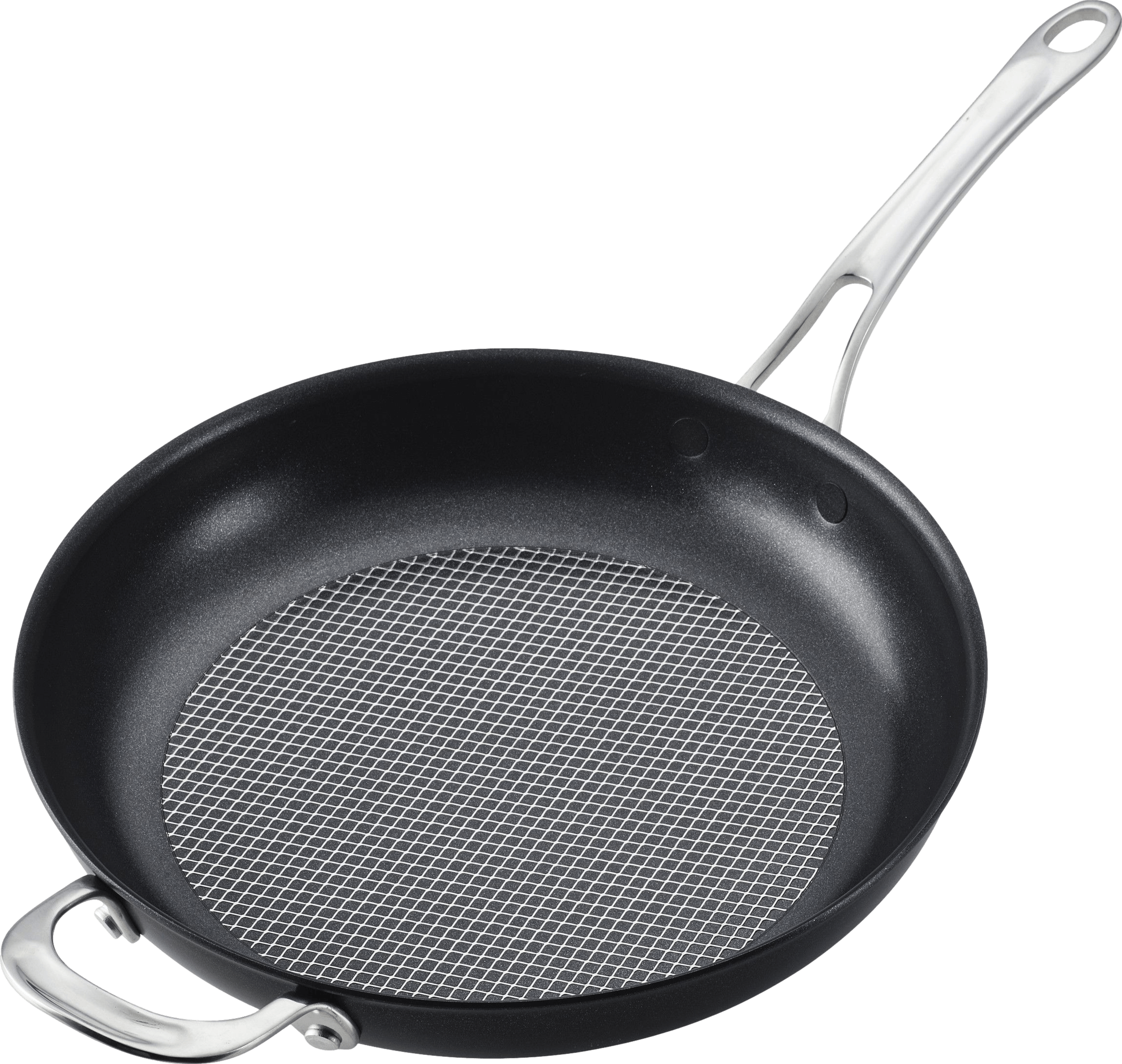 Anolon X Hybrid 8.25 Nonstick Induction Frying Pan Super Dark Gray : Target