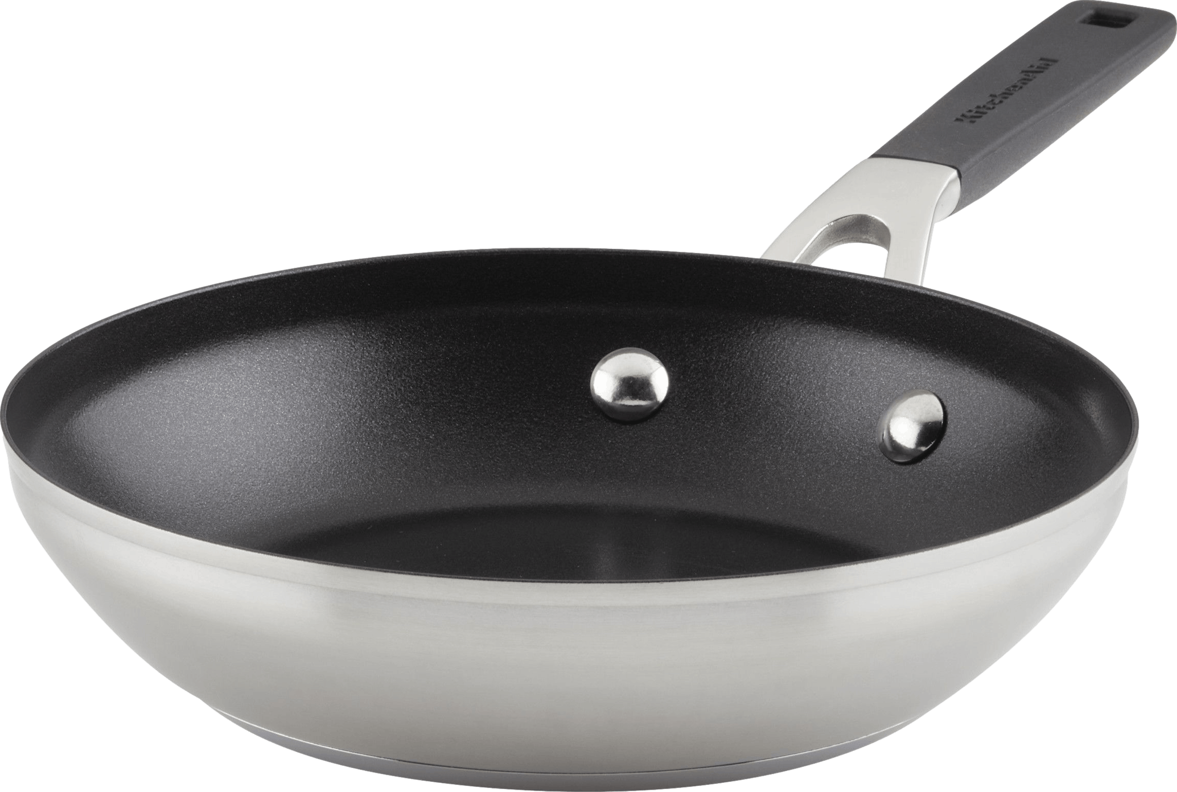 KitchenAid Stainless Steel Induction Frying Pan, 12 inch, Brushed Stainless  Steel