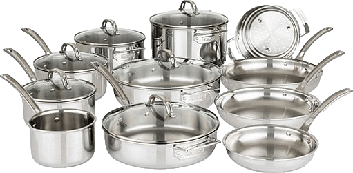 Viking 10-Piece 7-Ply Titanium Cookware Set